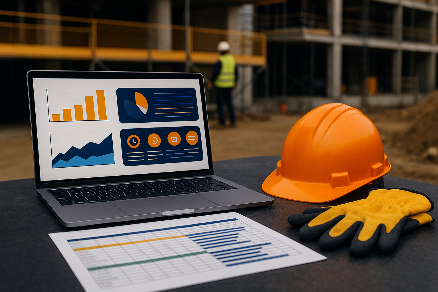 Guide avancé : Concevoir un tableau de bord de suivi de chantier BTP intégrant sécurité, coûts, qualité et délais – 5 modèles selon la taille de l'entreprise