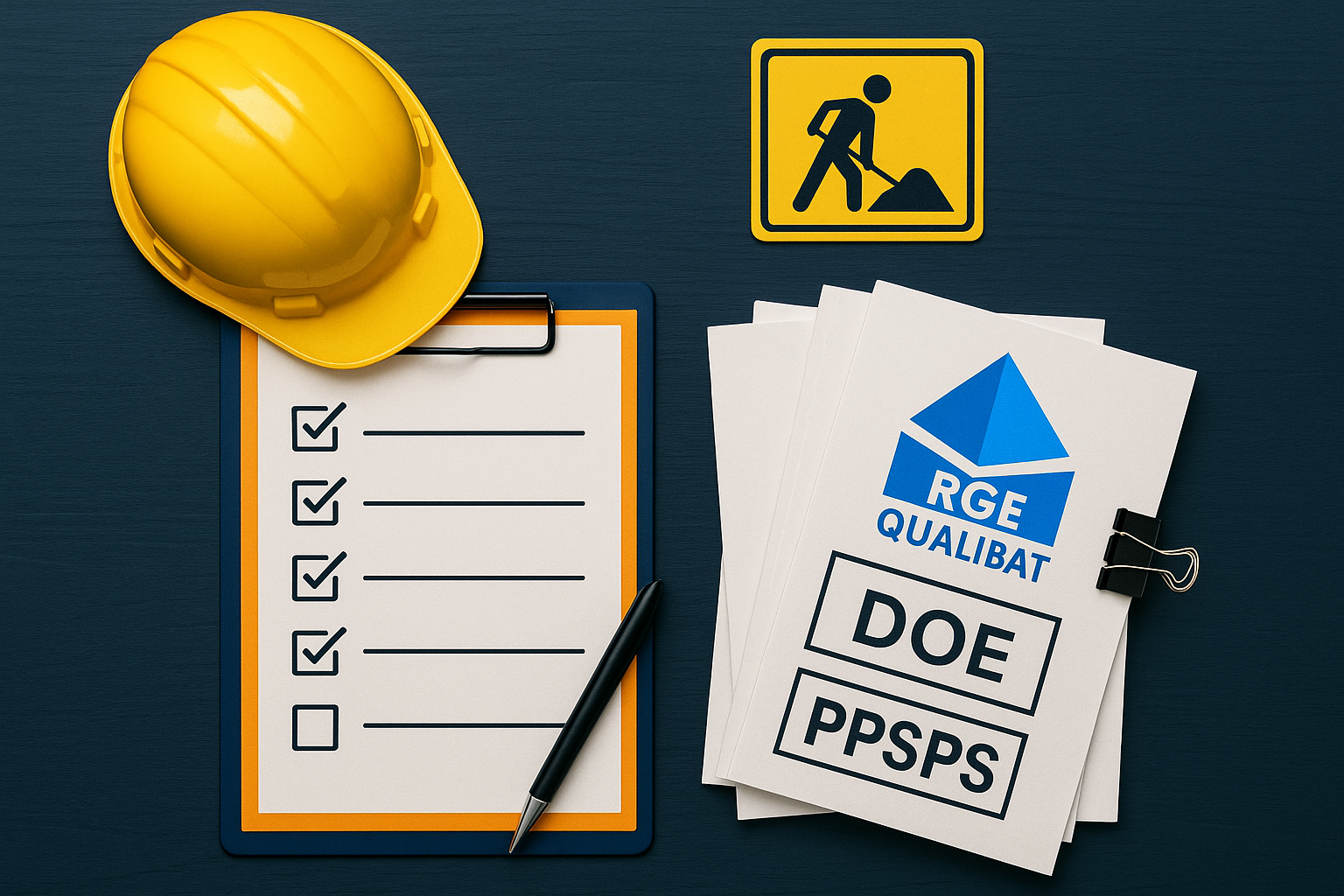 Dès l’ouverture, la conformité chantier 2025 repose sur quatre piliers: PPSPS, affichages obligatoires, DOE et justificatifs RGE. Guide actionnable pour vos démarches administratives BTP, avec rappels clés: aides publiques conditionnées au RGE et obligation d’audit énergétique pour certains maîtres d’ouvrage tertiaires.